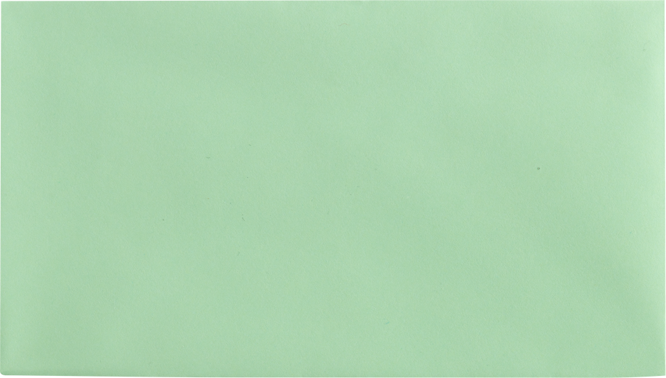 Pastel Green 24lb #6 3/4 Regular Envelopes (3 5/8 x 6 1/2)