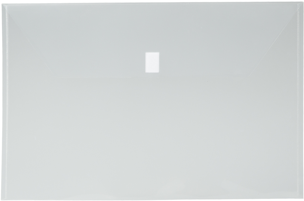 Clear 12 x 18 Booklet Plastic Envelopes with Hook and Loop Closure