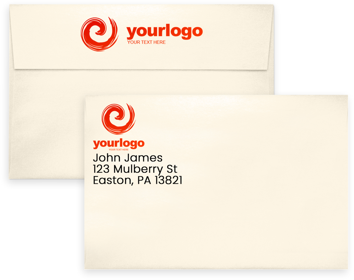 Champagne Ivory Metallic 32lb A10 Invitation Envelopes (6 x 9 1/2) with Peel & Seal