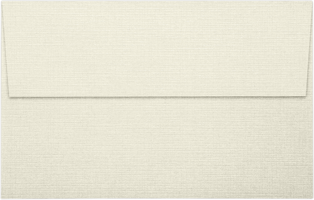 Natural Linen 32lb A10 Invitation Envelopes (6 x 9 1/2) with Peel & Seal