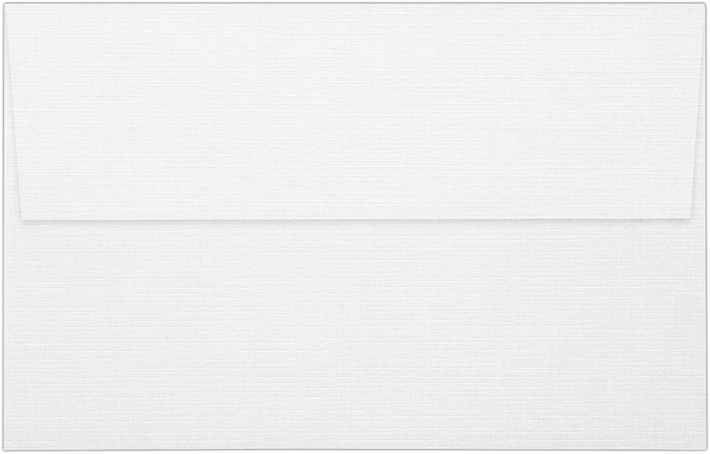 White Linen 32lb A10 Invitation Envelopes (6 x 9 1/2) with Peel & Seal Linen
