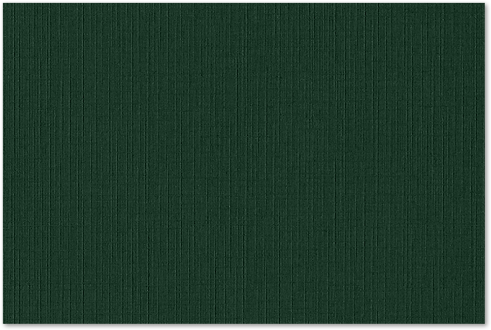 Dark Green Linen 100lb 4 x 6 Blank Note Cards