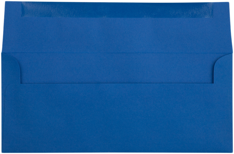 Presidential Blue 32lb #10 Square Flap Envelopes (4 1/8 x 9 1/2)