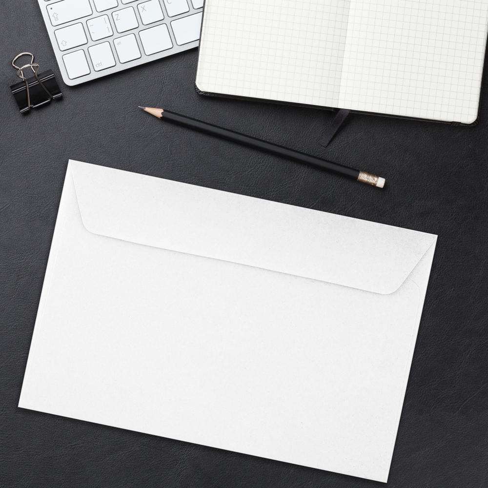 White Inkjet 32lb 6 x 9 Booklet Envelopes