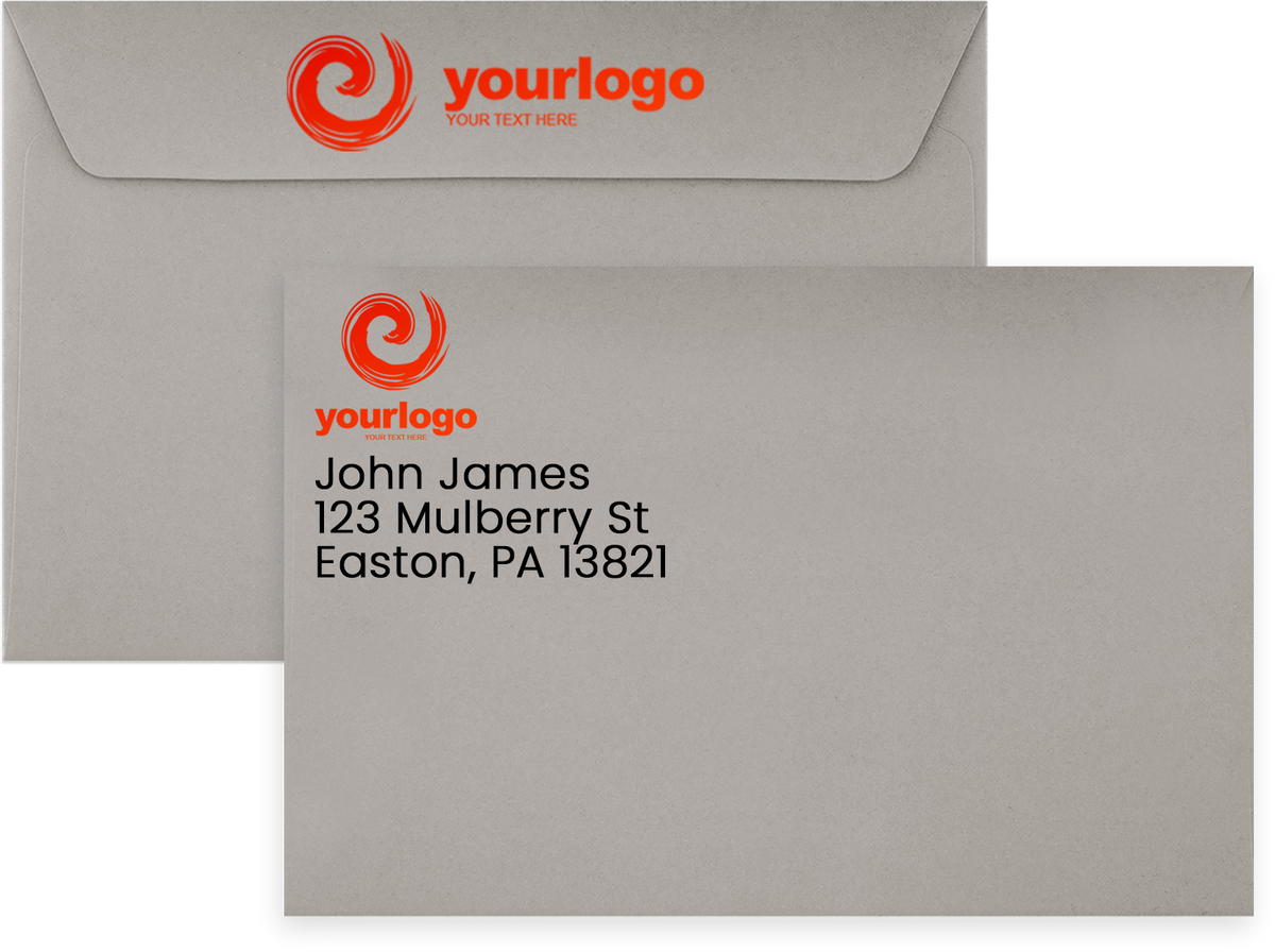 Pastel Gray 24lb 6 x 9 Booklet Envelopes