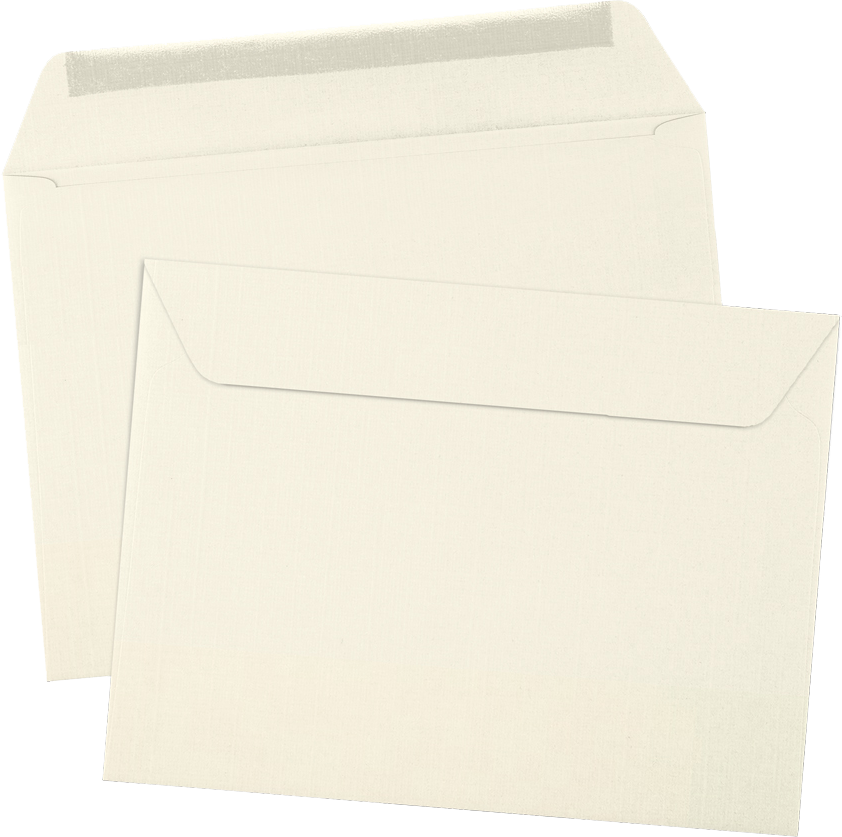 Natural Linen 32lb 6 x 9 Booklet Envelopes