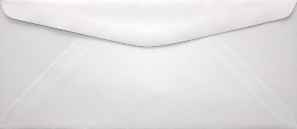 White Linen 32lb #9 Regular Envelopes (3 7/8 x 8 7/8)