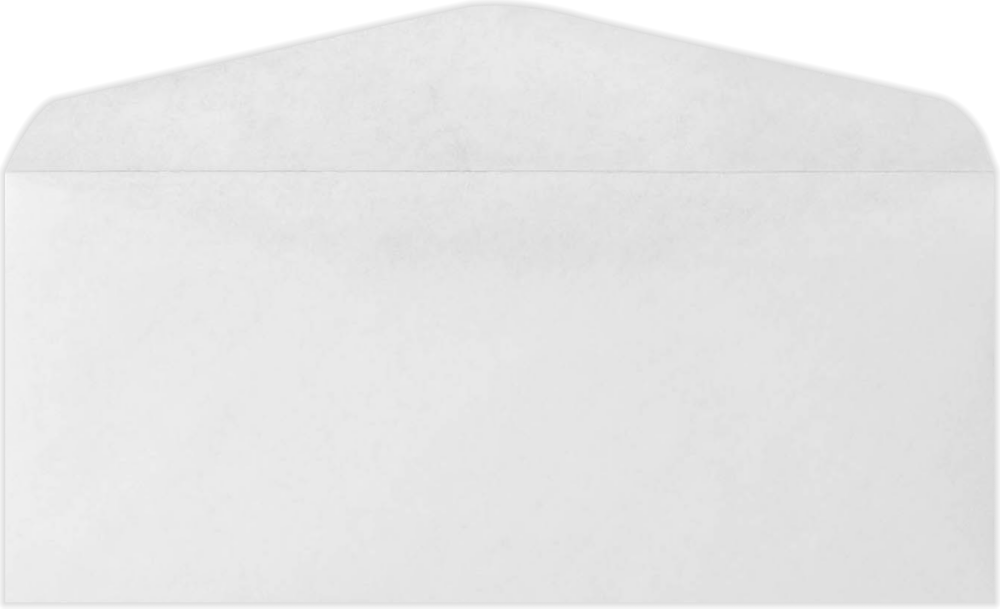 White Recycled 32lb #9 Regular Envelopes (3 7/8 x 8 7/8)