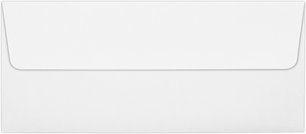 Premium White 32lb #10 Square Flap (4 1/8 x 9 1/2) with Peel & Seal