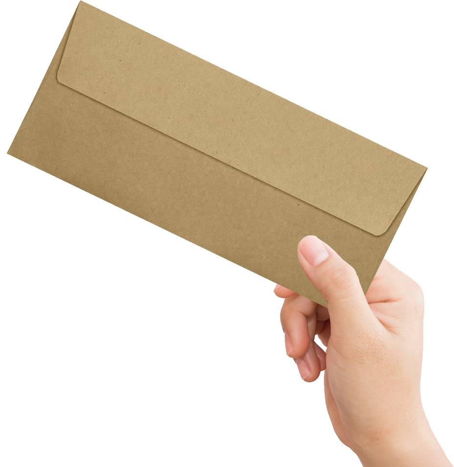 Grocery Bag 28lb #10 Square Flap Envelopes (4 1/8 x 9 1/2) with Peel & Seal
