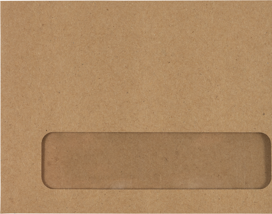 Grocery Bag 28lb #10 Window Envelopes (4 1/8 x 9 1/2)