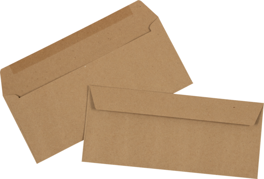 Grocery Bag 28lb #10 Window Envelopes (4 1/8 x 9 1/2)
