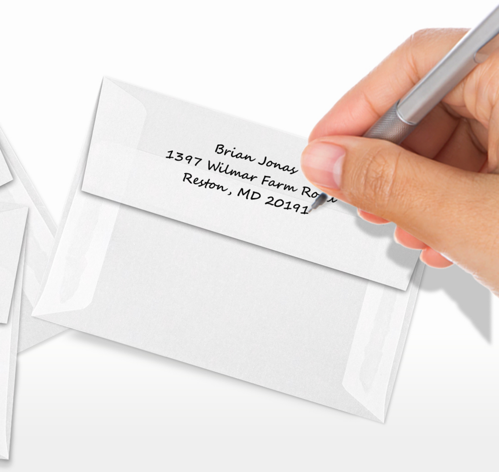 Clear Translucent 30lb A1 Invitation Envelopes (3 5/8 x 5 1/8) with Peel & Seal
