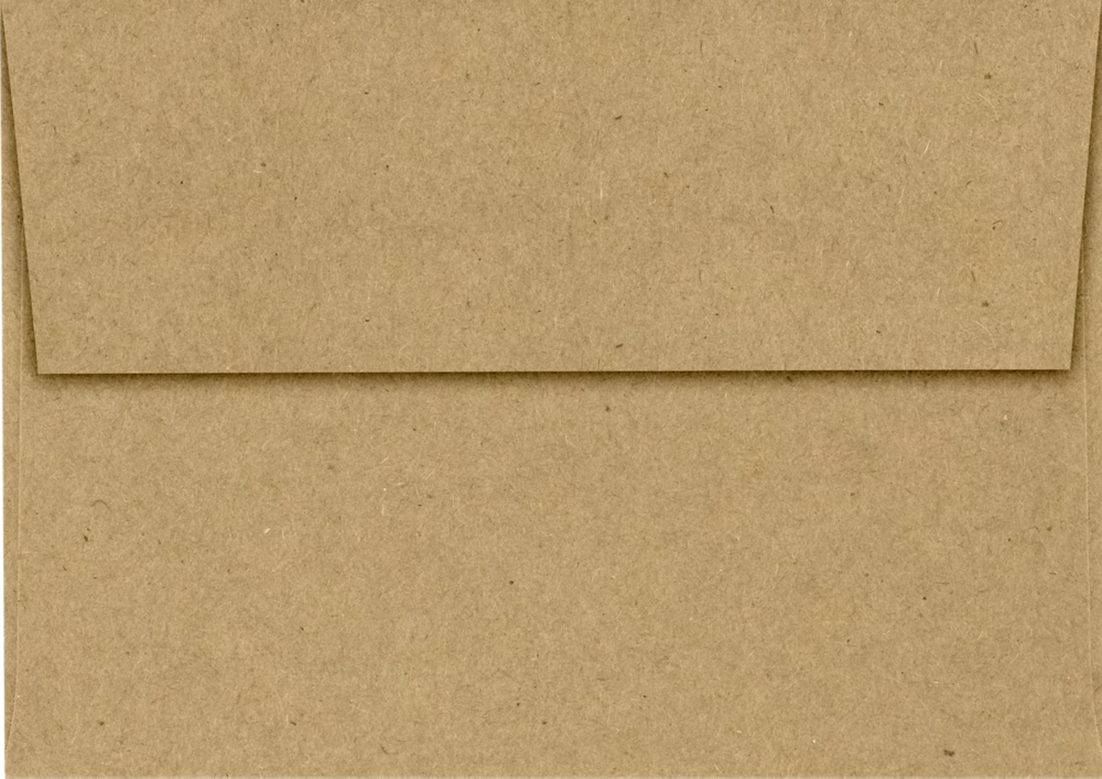 Grocery Bag 28lb A1 Invitation Envelopes (3 5/8 x 5 1/8) with Peel & Seal