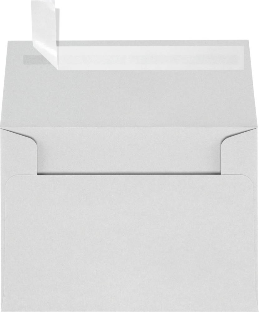 Pastel Gray 32lb A1 Invitation Envelopes (3 5/8 x 5 1/8) with Peel & Seal