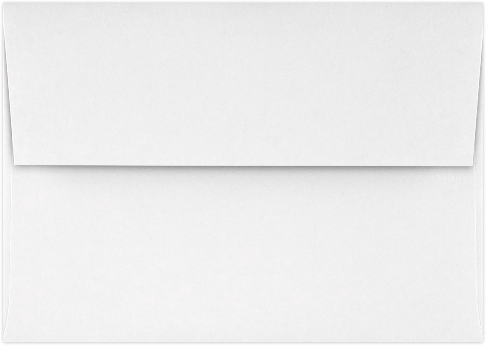 White Recycled 32lb A1 Invitation Envelopes (3 5/8 x 5 1/8) with Peel & Seal