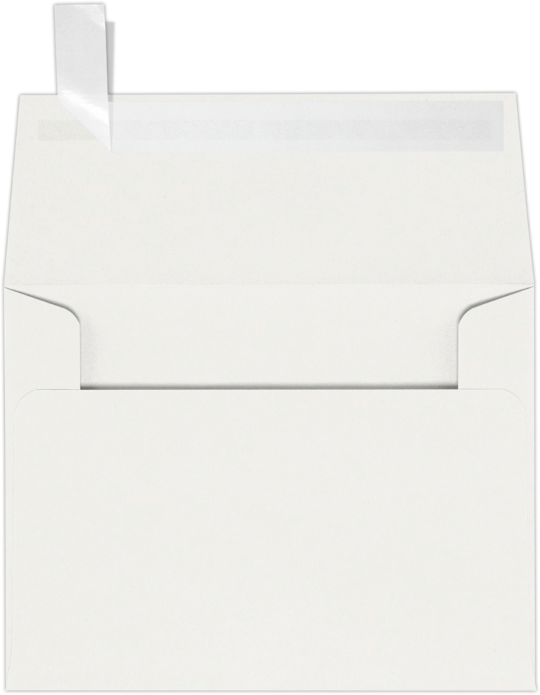 Natural 100% Cotton 32lb A2 Invitation Envelopes (4 3/8 x 5 3/4) with Peel & Seal