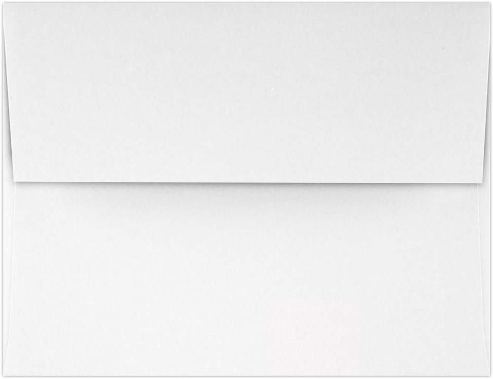 White 24lb A2 Invitation Envelopes (4 3/8 x 5 3/4) with Peel & Seal