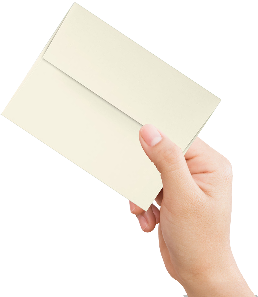 Natural 28lb Cougar A4 Invitation Premium Envelopes (4 1/4 x 6 1/4)