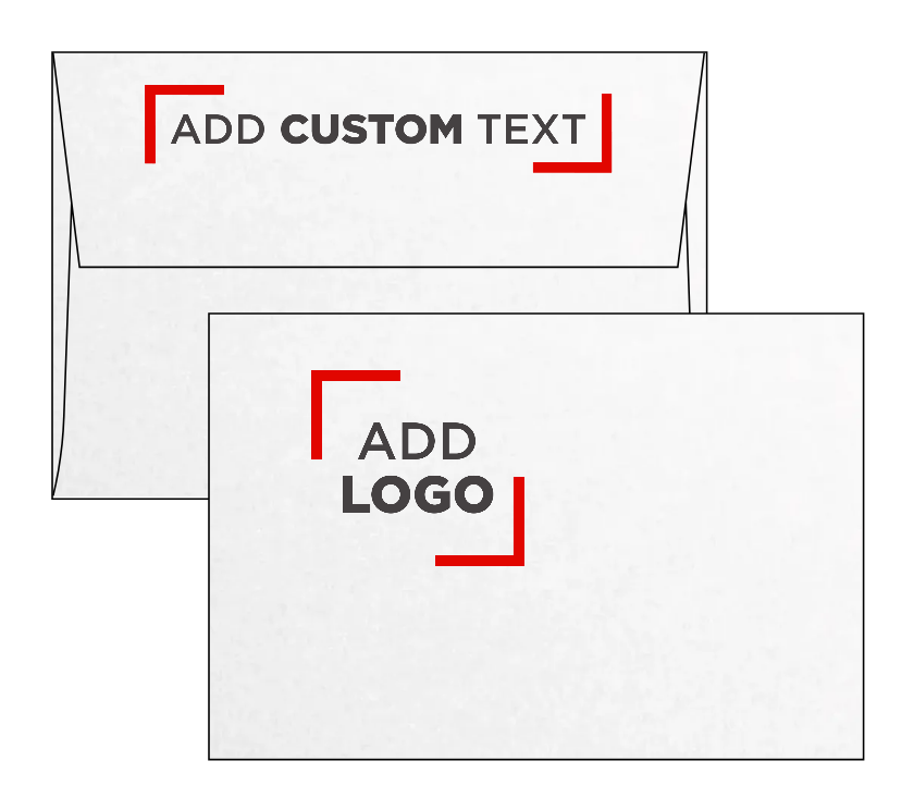 Crystal White Metallic 32lb A4 Invitation Envelopes (4 1/4 x 6 1/4) with Peel & Seal