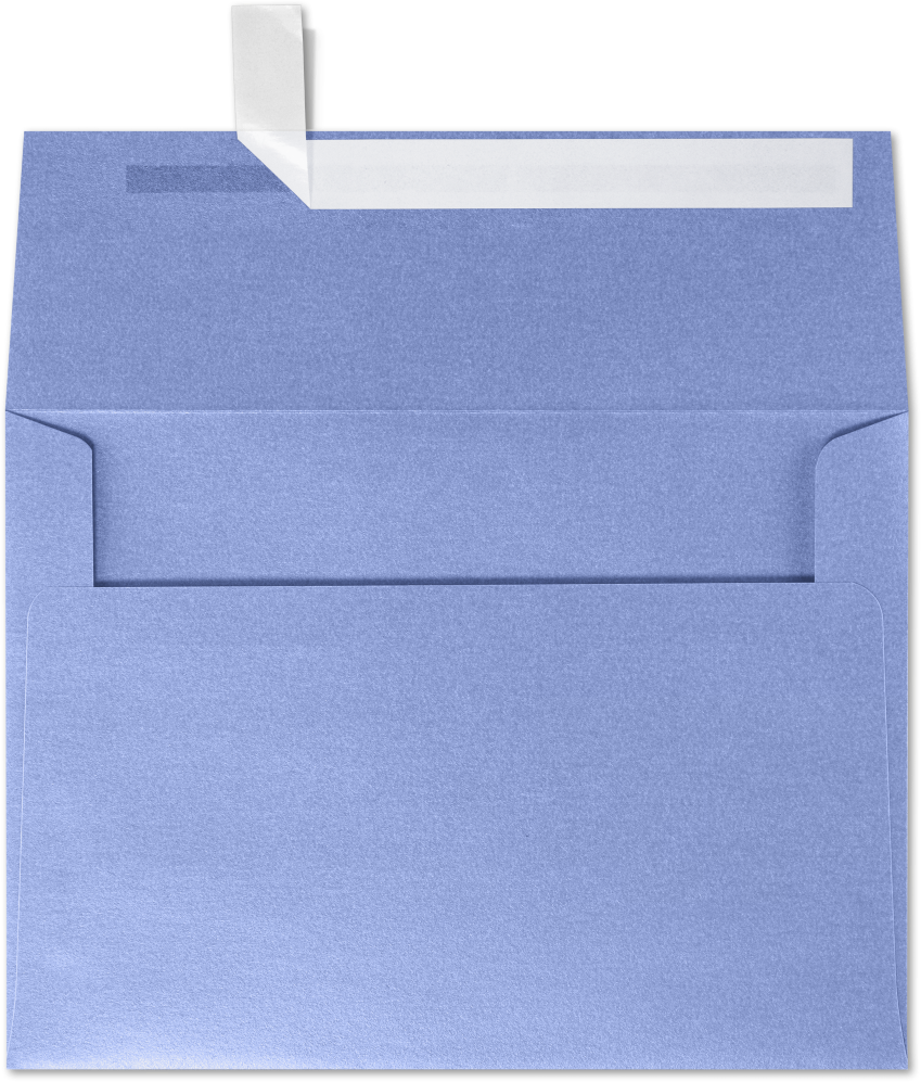 Vista Purple Metallic 32lb A4 Invitation Envelopes (4 1/4 x 6 1/4) with Peel & Seal