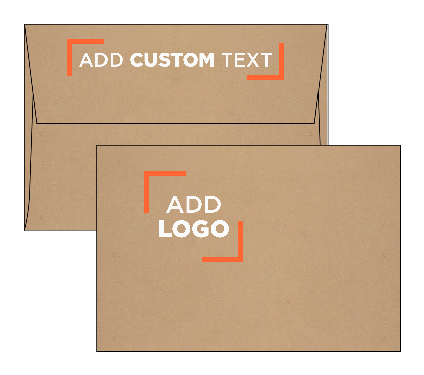 Grocery Bag 28lb A4 Invitation Envelopes (4 1/4 x 6 1/4) with Peel & Seal