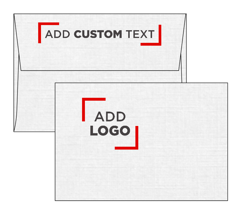 White Linen 32lb A4 Invitation Envelopes (4 1/4 x 6 1/4) with Peel & Seal