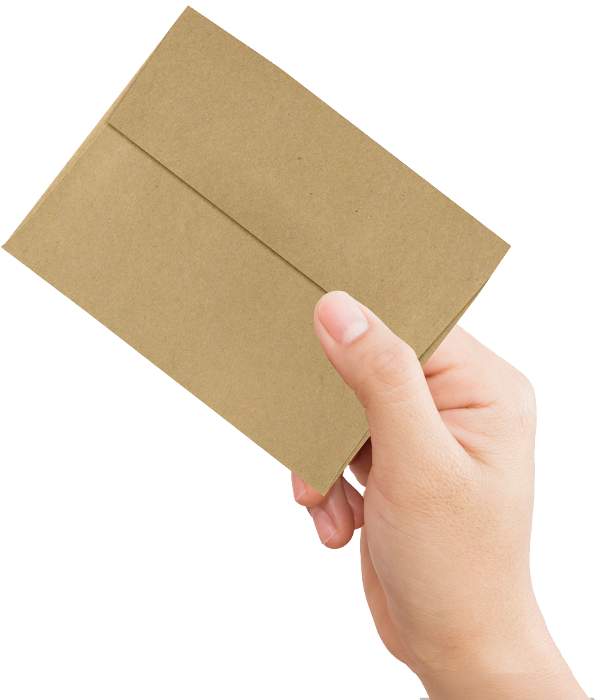 Grocery Bag 28lb A4 Invitation Envelopes (4 1/4 x 6 1/4) with Peel & Seal
