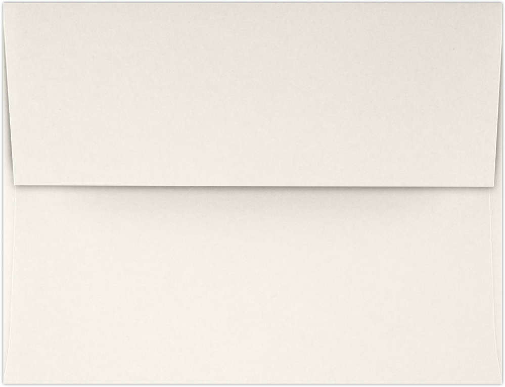 Natural Recycled 32lb A4 Invitation Envelopes (4 1/4 x 6 1/4) with Peel & Seal