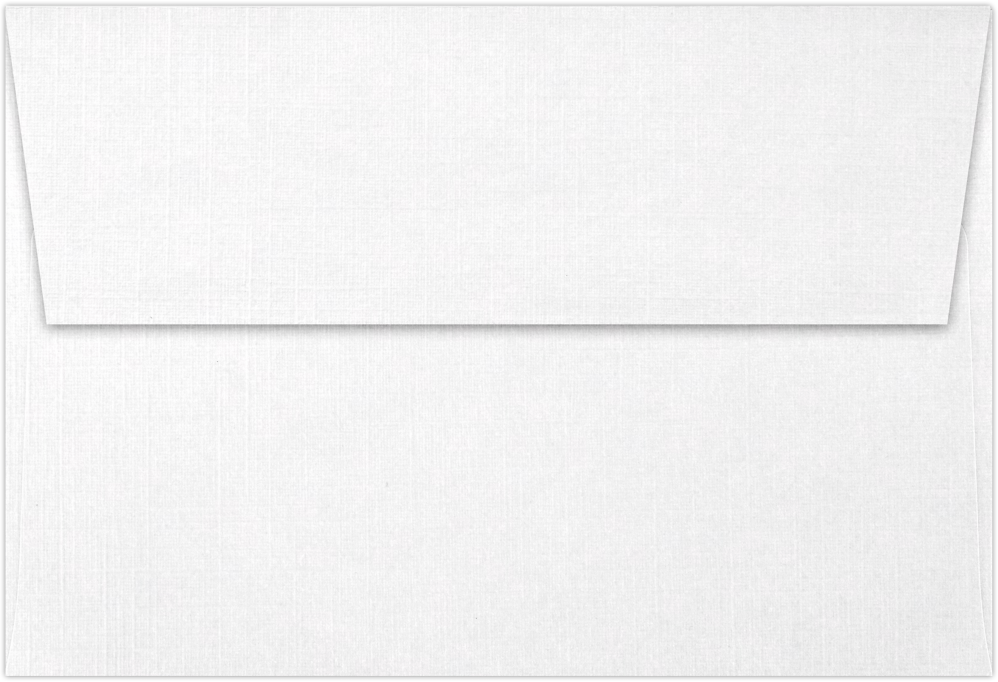 White Linen 32lb A4 Invitation Envelopes (4 1/4 x 6 1/4) with Peel & Seal