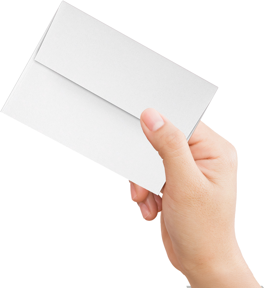 White Recycled 32lb A4 Invitation Envelopes (4 1/4 x 6 1/4) with Peel & Seal