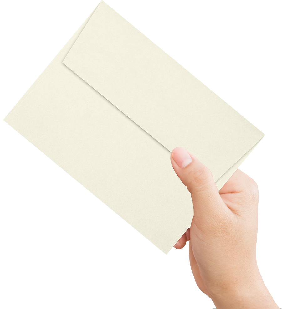 Natural Recycled 32lb A6 Invitation Envelopes (4 3/4 x 6 1/2) with Peel & Seal