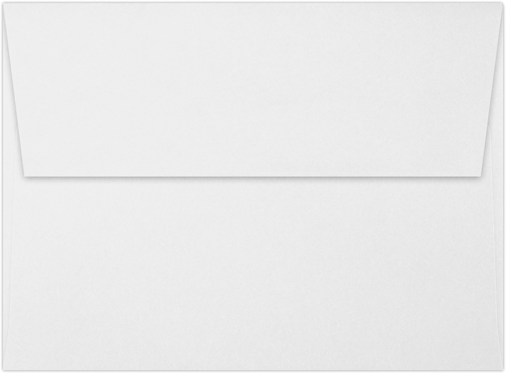White 24lb A6 Invitation Envelopes (4 3/4 x 6 1/2) with Peel & Seal