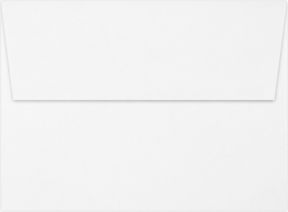 Ultimate White 32lb Strathmore A7 Invitation Premium Envelopes (5 1/4 x 7 1/4)