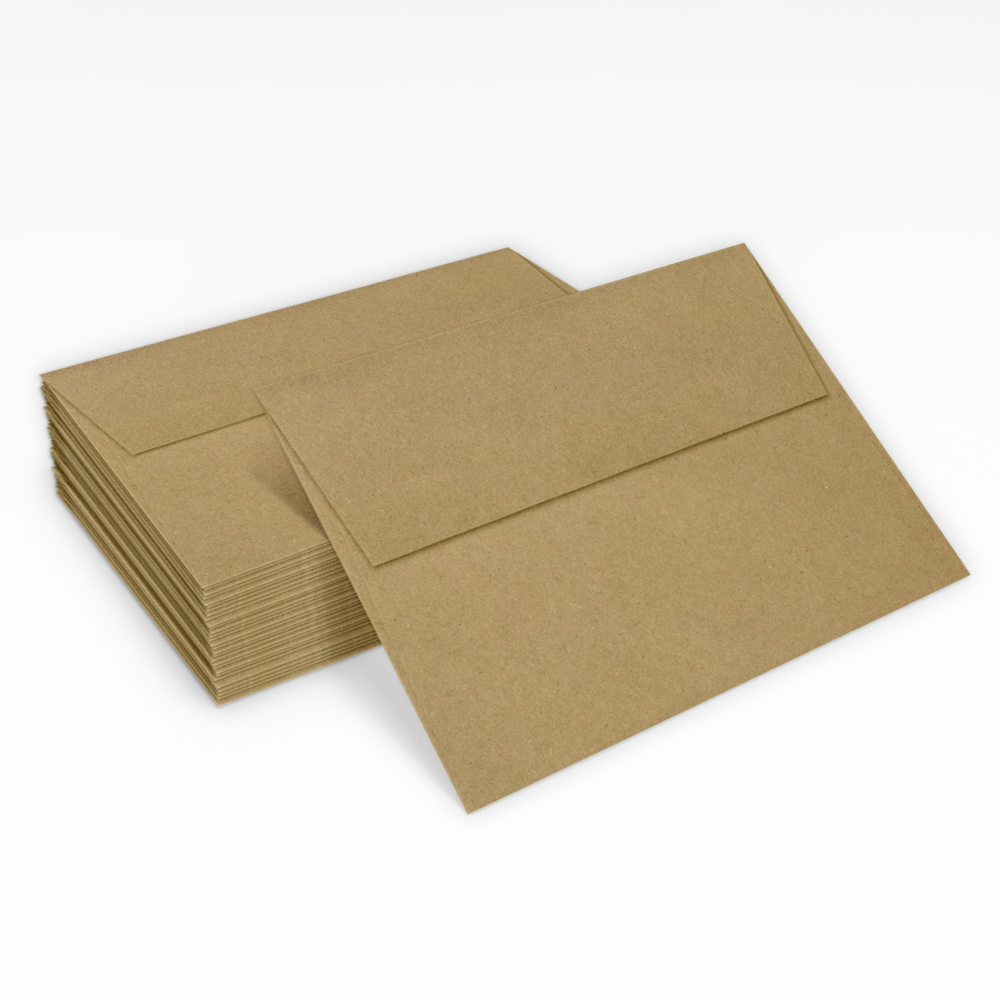 Grocery Bag 28lb A7 Invitation Envelopes (5 1/4 x 7 1/4) with Peel & Seal