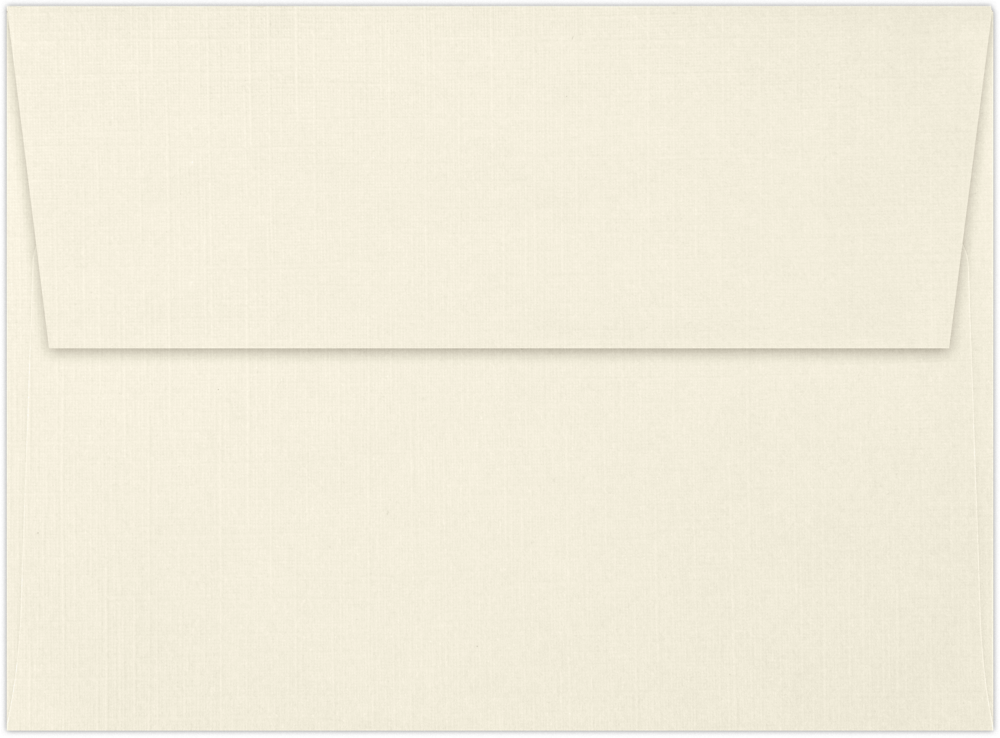 Natural Linen 32lb A7 Invitation Envelopes (5 1/4 x 7 1/4) with Peel & Seal