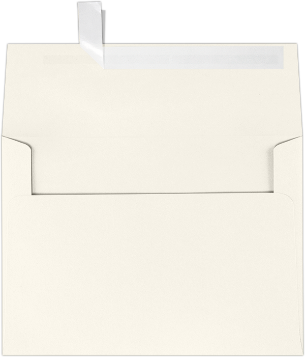 Natural Recycled 32lb A7 Invitation Envelopes (5 1/4 x 7 1/4) with Peel & Seal
