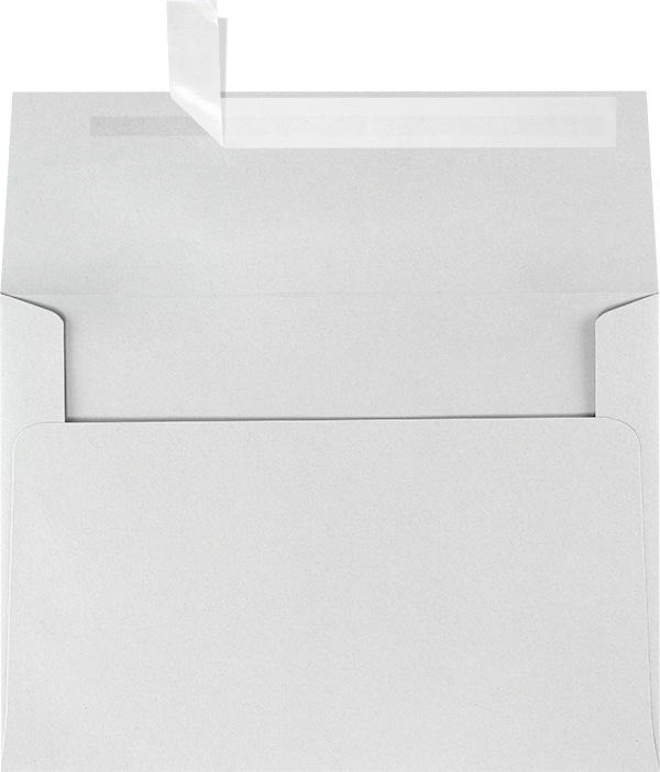 Pastel Gray 32lb A7 Invitation Envelopes (5 1/4 x 7 1/4) with Peel & Seal