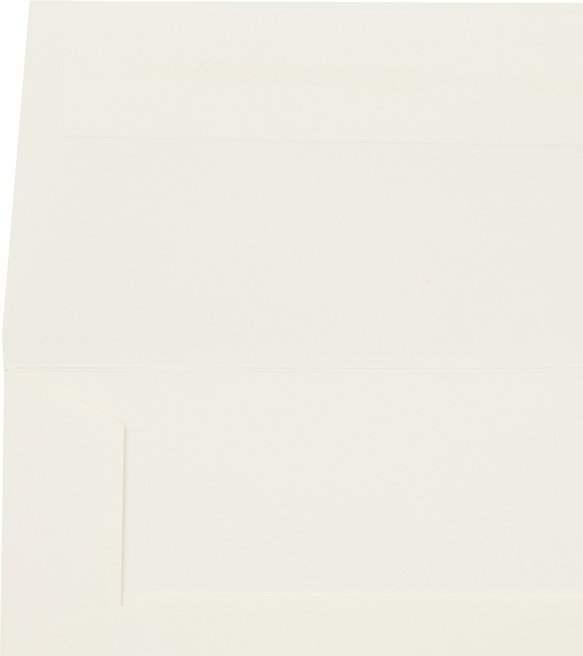 Natural 28lb Cougar A7 Vertical Invitation Premium Envelopes (5 1/4 x 7 1/4) with Peel & Seal