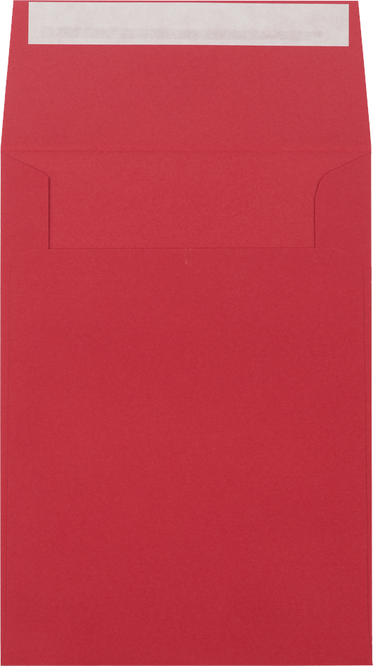 Red 32lb A7 Vertical Invitation Envelopes (5 1/4 x 7 1/4) with Peel & Seal