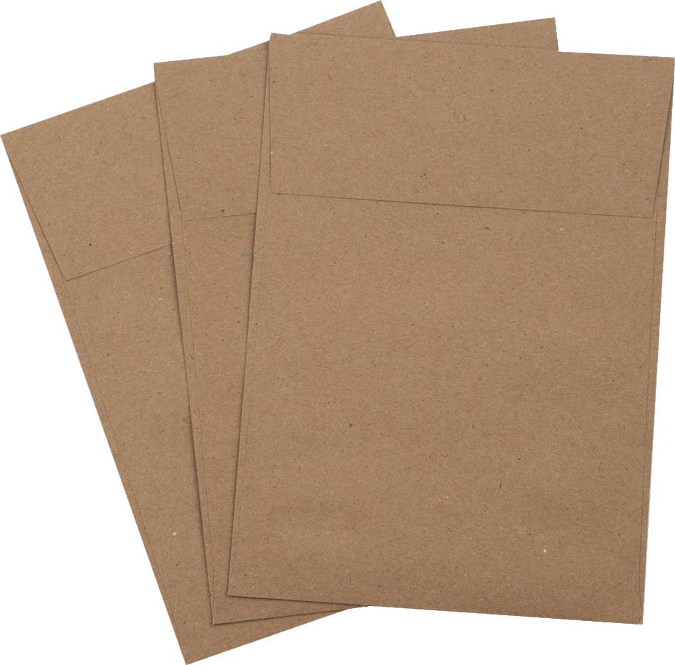 Grocery Bag 28lb A7 Vertical Invitation Envelopes (5 1/4 x 7 1/4) with Peel & Seal