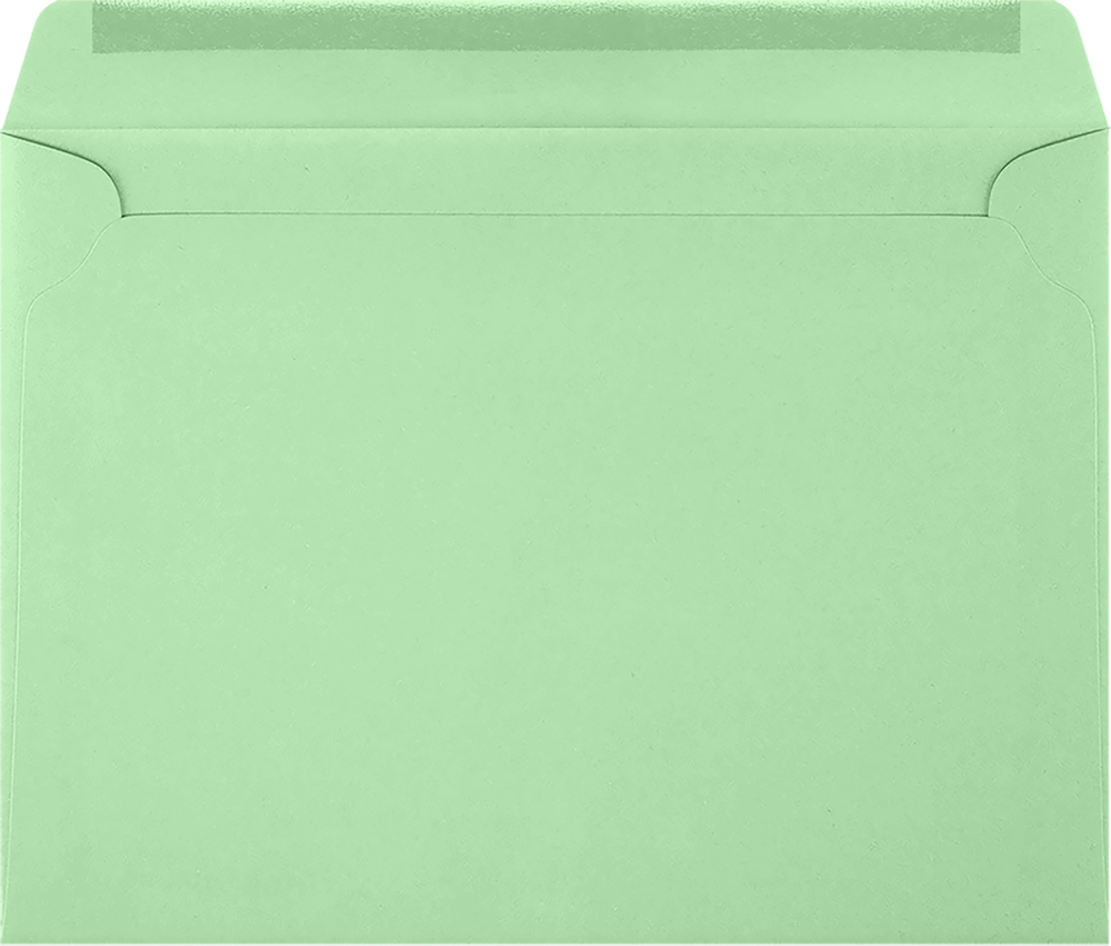 Pastel Green 24lb 9 x 12 Booklet Envelopes