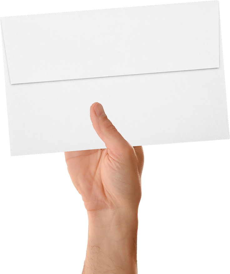 White 24lb A10 Invitation Envelopes (6 x 9 1/2) with Peel & Seal