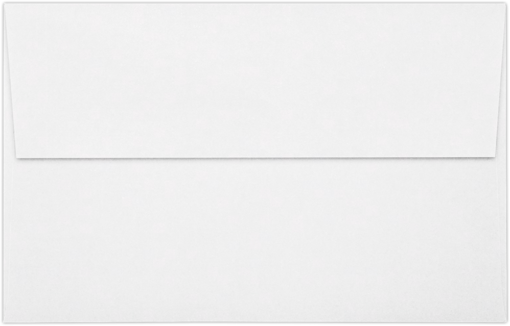 White 24lb A10 Invitation Envelopes (6 x 9 1/2) with Peel & Seal