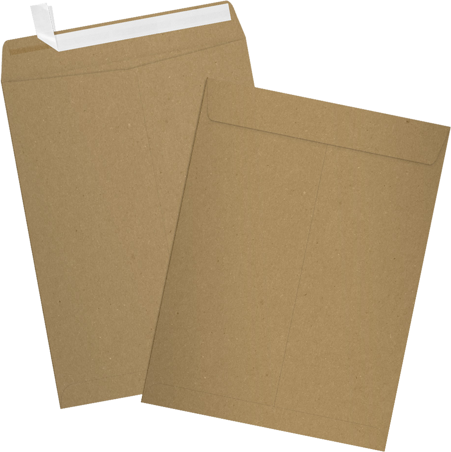 Grocery Bag 28lb 9 x 12 Open End Envelopes with Peel & Seal