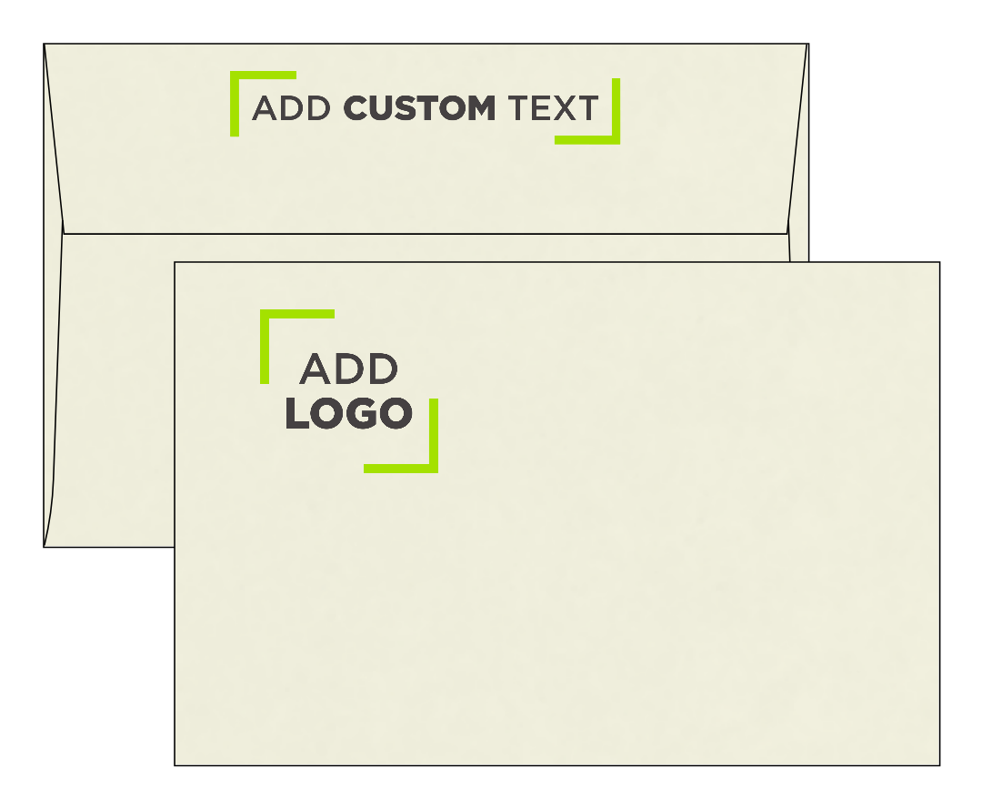 Natural Recycled 32lb A9 Invitation Envelopes (5 3/4 x 8 3/4) with Peel & Seal