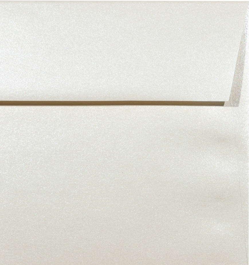 Champagne Ivory Metallic 32lb A9 Invitation Envelopes (5 3/4 x 8 3/4)
