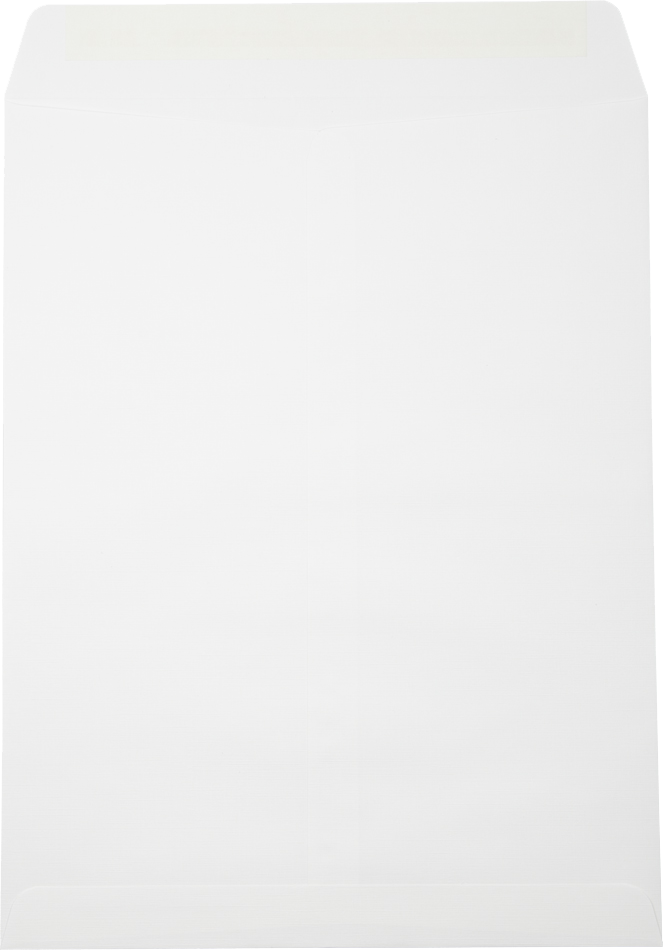 White Linen 32lb 10 x 13 Open End Envelopes with Peel & Seal