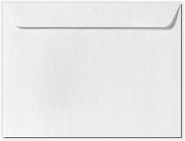 White Linen 32lb 9 x 12 Booklet Envelopes