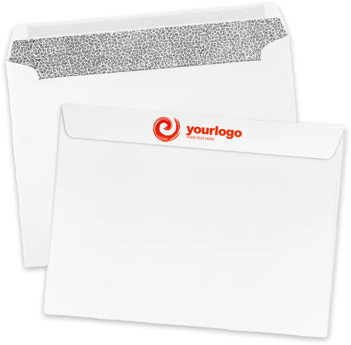 White with Security Tint 24lb 9 x 12 Booklet Envelopes